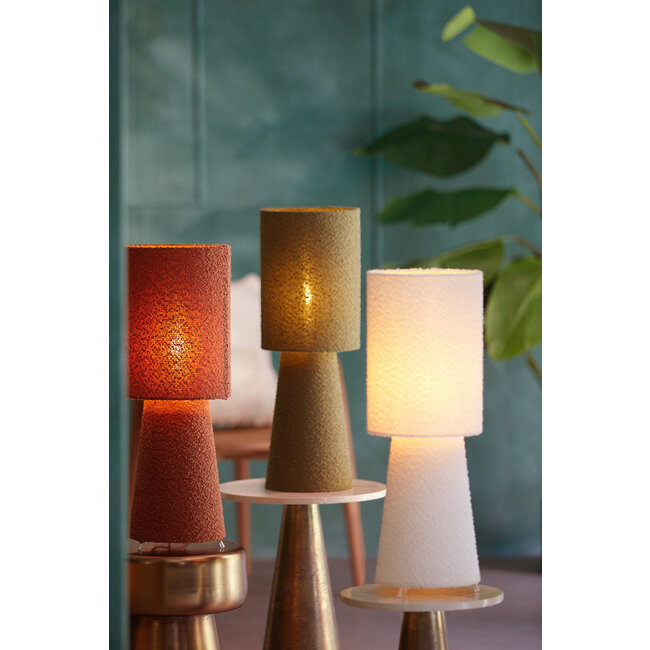 Light en Living Tafellamp Ø20x57,5 cm MICKY bouclé crème