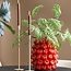 Light en Living Vaas deco 34x33x37 cm TAMINA  keramiek rood