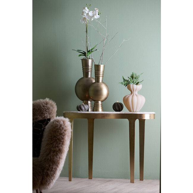 Light en Living Vaas deco  Ø18X54,5  cm cm KAVANSI antiek brons