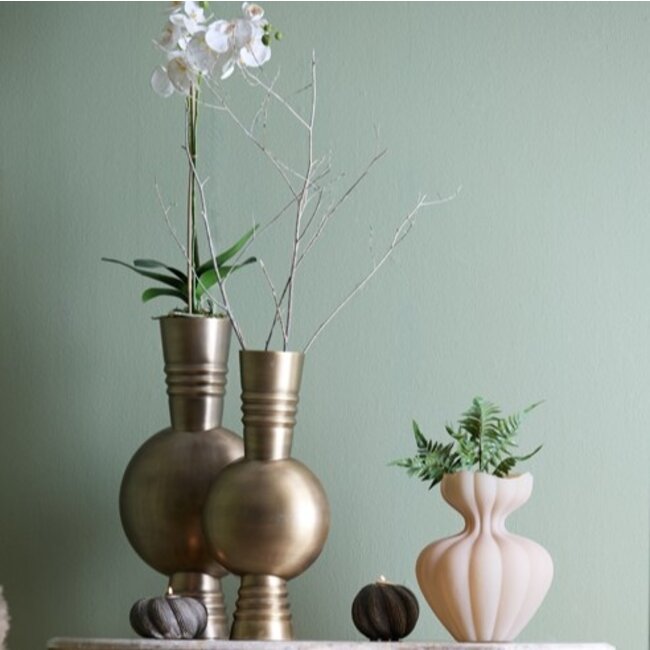 Light en Living Vaas deco  Ø21X60 cm cm KAVANSI antiek brons