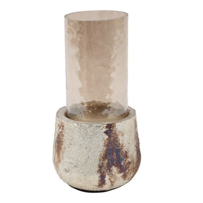 Countryfield Kandelaar Miley M zilver-L13,5B13,5H30CM