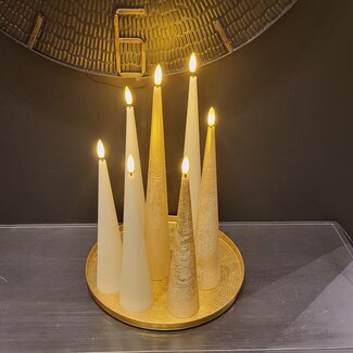 Countryfield Kegelkaars Ø5CM LED Lyon S goud