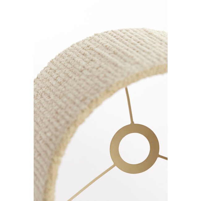 Light en Living lampenkap cilinder 30-30-40 cm MEDANA chenille crème