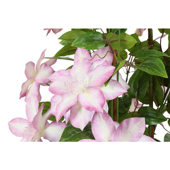 Countryfield Kunstplant Clematis XL roze 94 cm hoog
