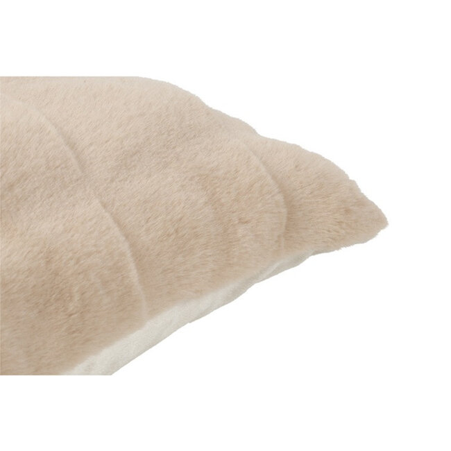 Countryfield Kussen Imitatiebont Cosy Eloise beige-L45B45H12CM