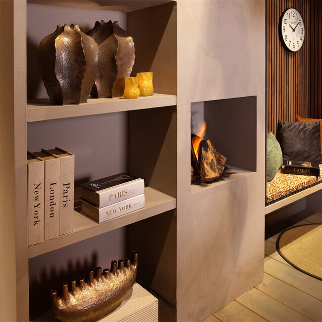 Countryfield Opbergbox Book New York,Paris,Londen set van 3 –L27B18H7CM