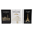 Countryfield Opbergbox Book New York,Paris,Londen set van 3 –L27B18H7CM
