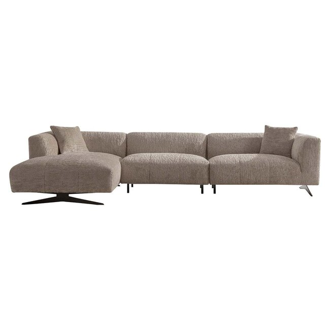 Richmond Interiors  Bank Hoxton 3-zits + lounge links Be Lovely 170 Beige