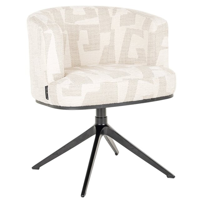 Richmond Interiors  Draaifauteuil Cheyenne Beige graffic