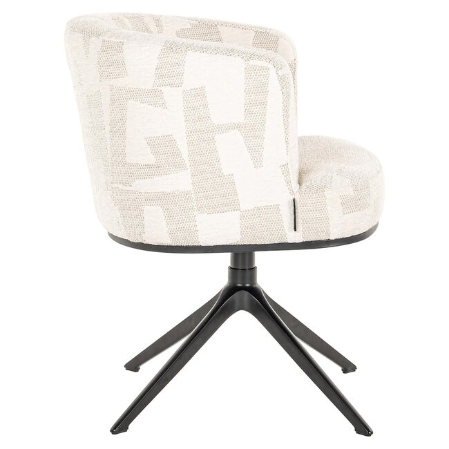 Richmond Interiors  Draaifauteuil Cheyenne Beige graffic