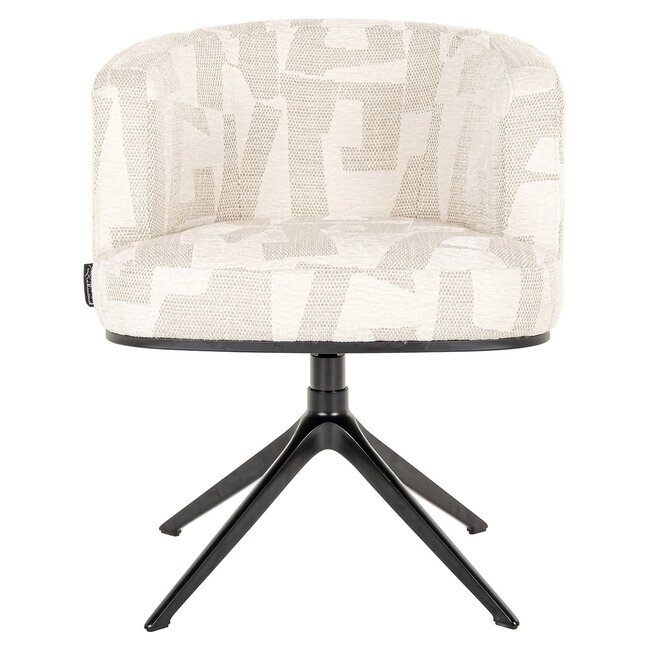 Richmond Interiors  Draaifauteuil Cheyenne Beige graffic