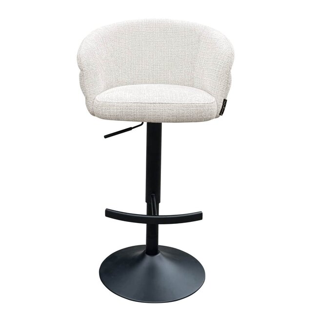 Richmond Interiors  Bar/counter stoel draaibaar Nikkie Niagara 902 beige Chenille