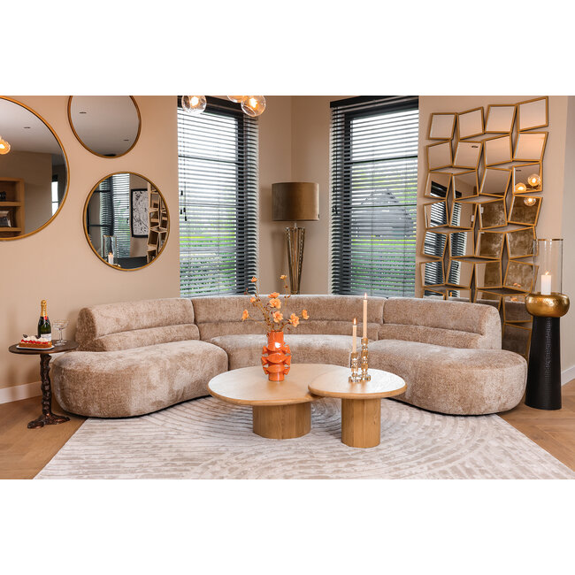 Richmond Interiors  Bank Colby ronde vorm sheep nature