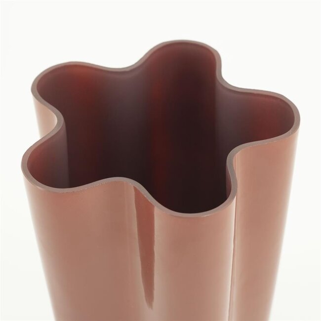 By Boo Vaas Flori – koraal rood