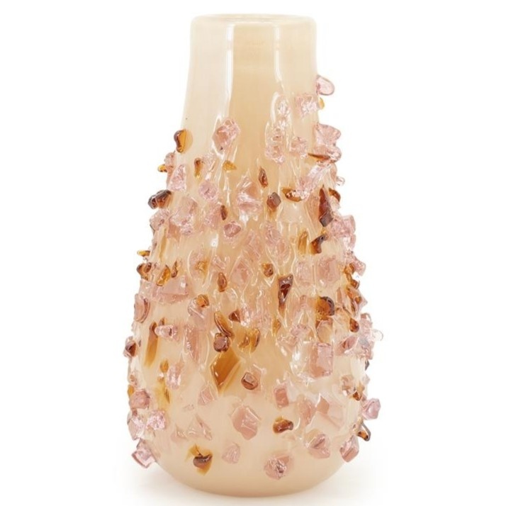 LEONARDO HOME BUONI AMICI Vase Pizzaiolo • 1 pièce • Mix & Match • Fait à la main • Objet d'art élégant • Décoration de table • Flair italien • Hauteur 24 cm • 026376