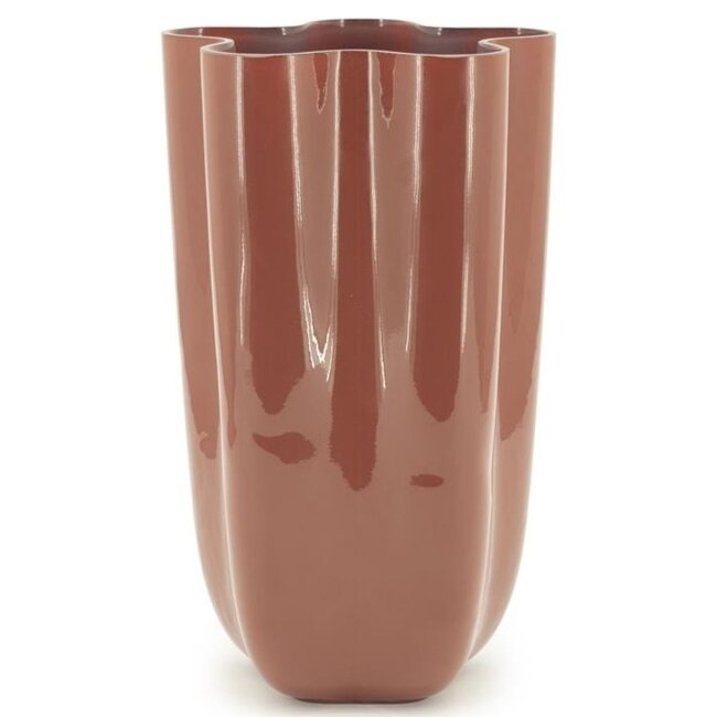 By Boo Vaas Flori – koraal rood