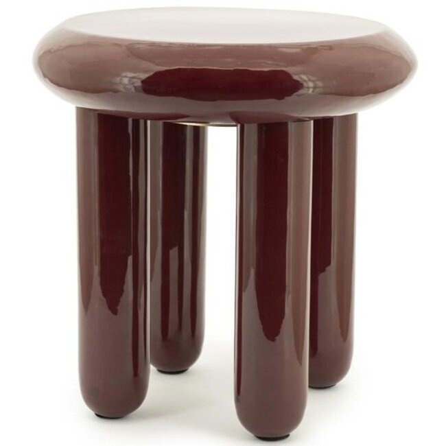 By Boo Bijzettafel Balloon - burgundy
