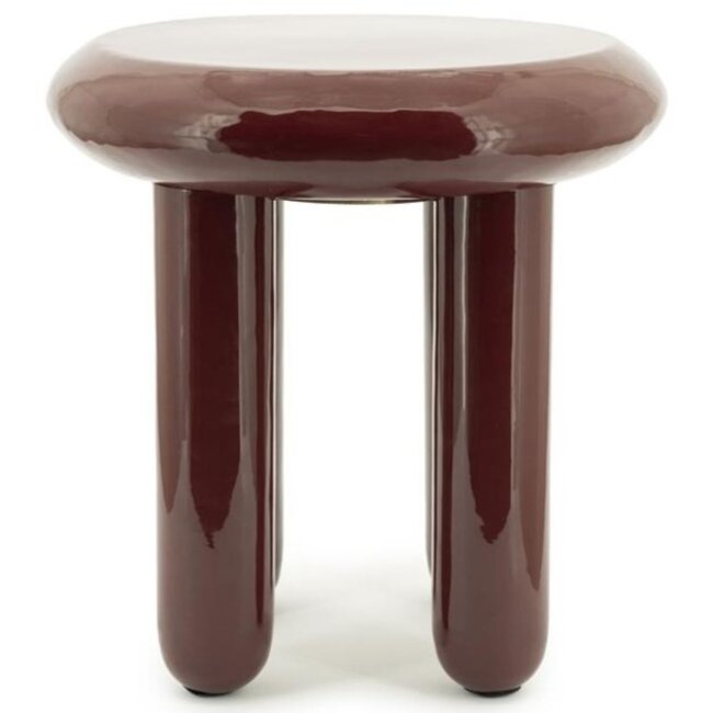 By Boo Bijzettafel Balloon - burgundy