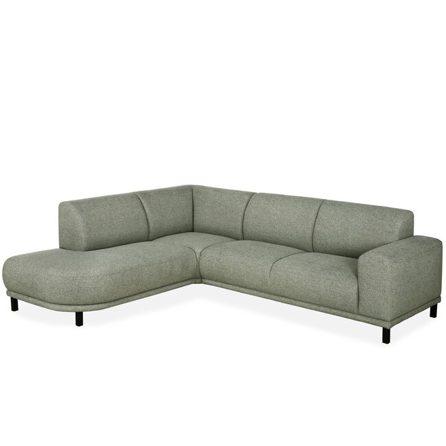 WoonMax Bank Lincoln - Ronde ottomane links - 2.5 zits met arm rechts