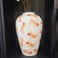Light en Living Vaas deco Ø28X42 cm Fish keramiek wit+oranje