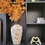 Light en Living Vaas deco Ø28X42 cm Fish keramiek wit+oranje