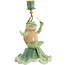 Light en Living Kandelaar Kandelaar 15x15x24 cm FROG groen+bronscm BIRD mat zwart - Copy