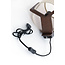 Light en Living Wandlamp  22X18X36 cm Litto donkerbruin+Linnen naturel