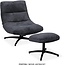 WoonMax Fauteuil + Hocker Foxton - 4 kleuren Movie
