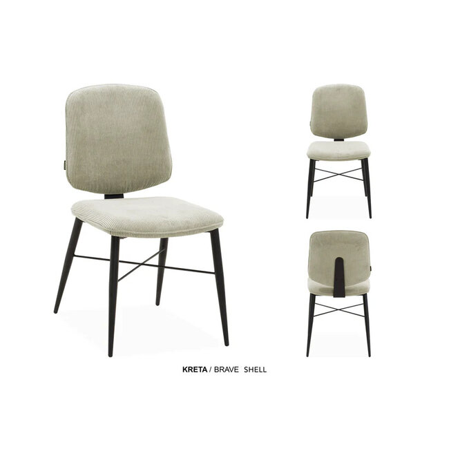 WoonMax Eetkamerstoel Kreta - Diverse kleuren Brave