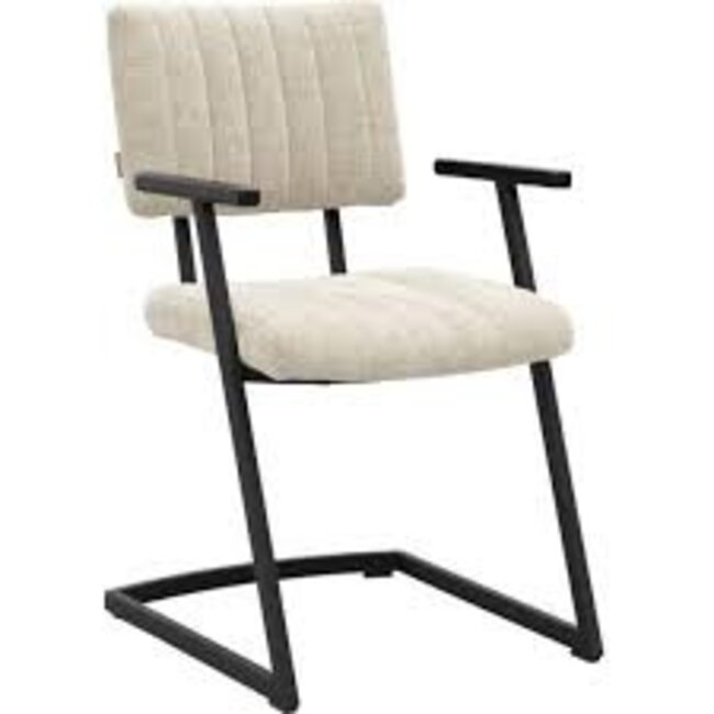 WoonMax Eettafelstoel  Mats Miami - Ash, Zwart of Toffee