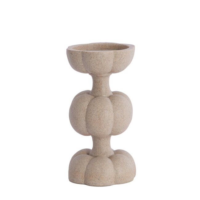 Light en Living Kaarsenhouder Ø13x24,5 cm ASTORIA zand
