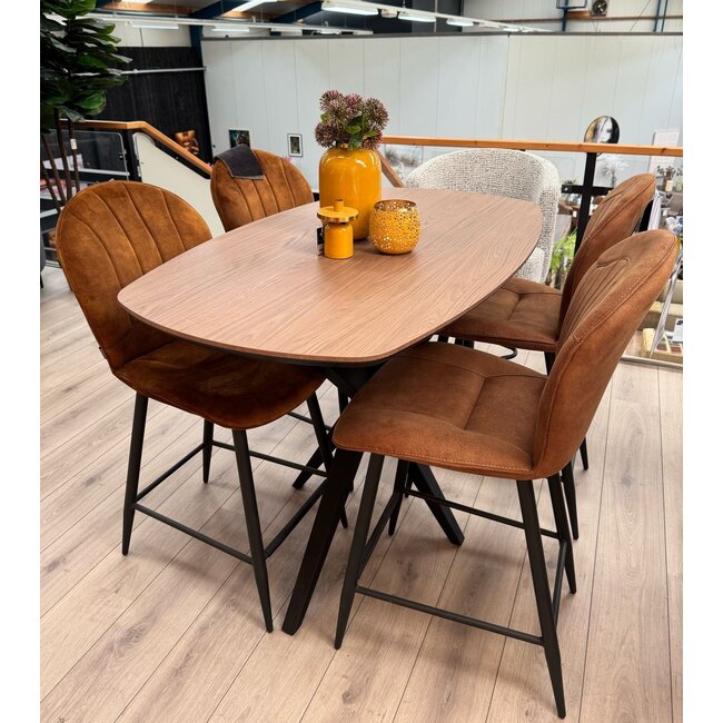 WoonMax Bartafel Neville Deens ovaal  - Diverse maten en kleuren.