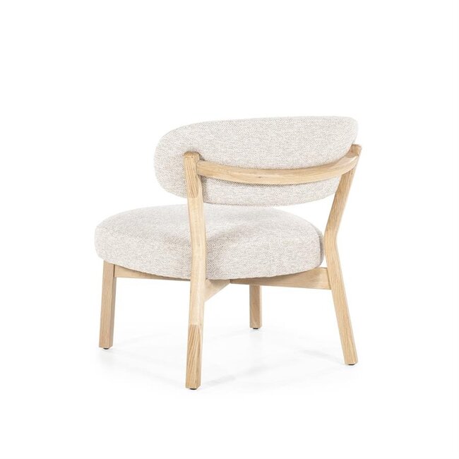 Eleonora Fauteuil Mikky naturel - taupe Moon