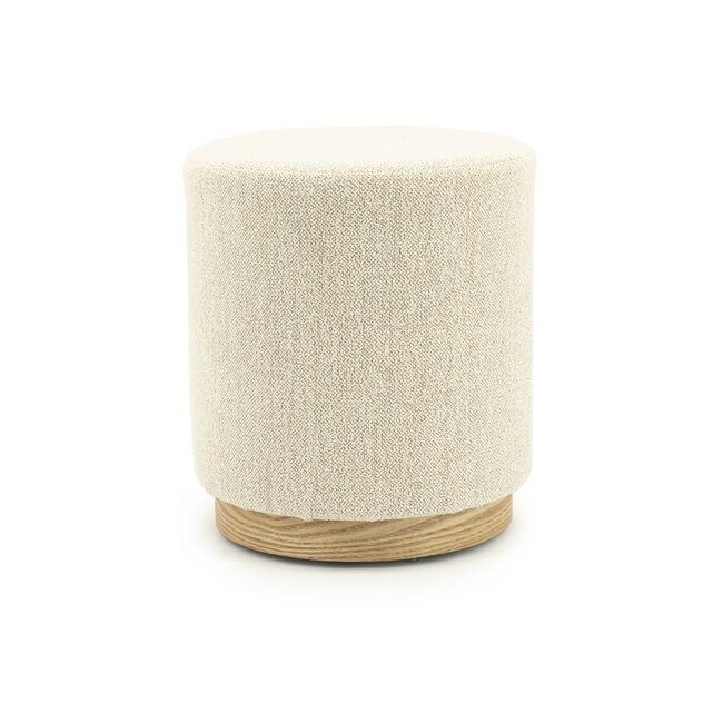 Eleonora Poef Avah small - beige Mantz