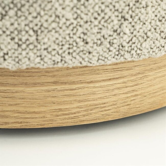 Eleonora Poef Avah small - taupe Mantz