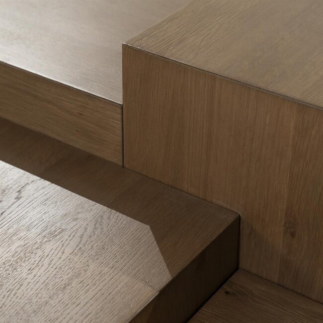 Eleonora Salontafel Quinten rechthoekig - bruin