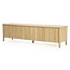 Eleonora TV meubel Jake 4 drs. - naturel