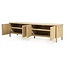 Eleonora TV meubel Jake 4 drs. - naturel