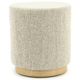Eleonora Poef Avah small - taupe Mantz