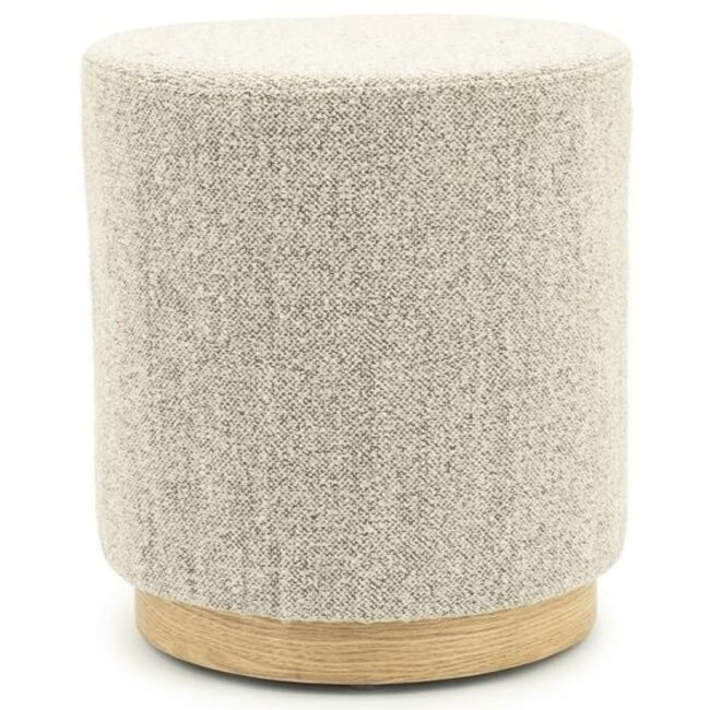 Eleonora Poef Avah small - taupe Mantz