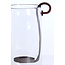 Light & Living Windlicht 23X18X33 cm DOLEGA glas helder+donkerbruin