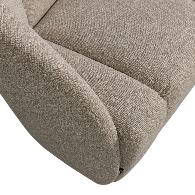 Woood Mojo 2-zits bankje links bouclé beige melange