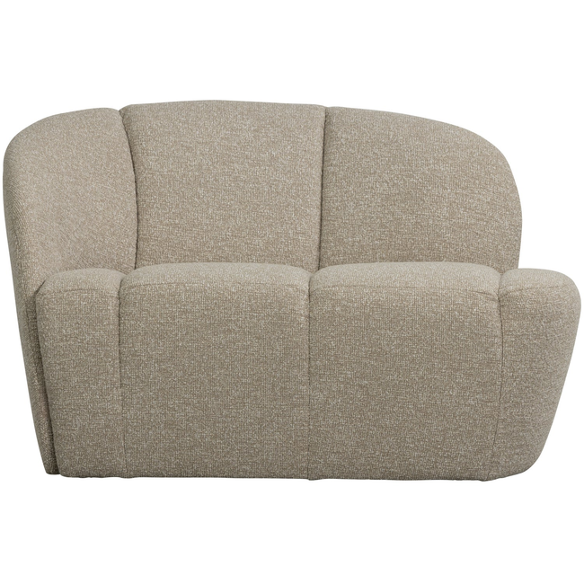 Woood Mojo 2-zits bankje links bouclé beige melange