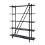 WoonStijl Wandrek 140cm 5 laags Piega Grijs