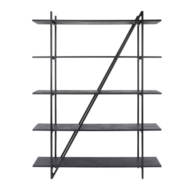 WoonStijl Wandrek 140cm 5 laags Piega Grijs