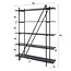 WoonStijl Wandrek 140cm 5 laags Piega Grijs