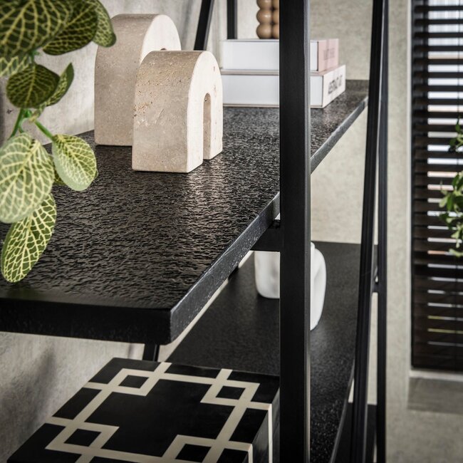 WoonStijl Wandrek 140cm 5 laags Piega Grijs