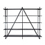 WoonStijl Wandrek 220cm 5 laags Piega Grijs