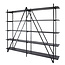 WoonStijl Wandrek 220cm 5 laags Piega Grijs