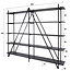 WoonStijl Wandrek 220cm 5 laags Piega Grijs